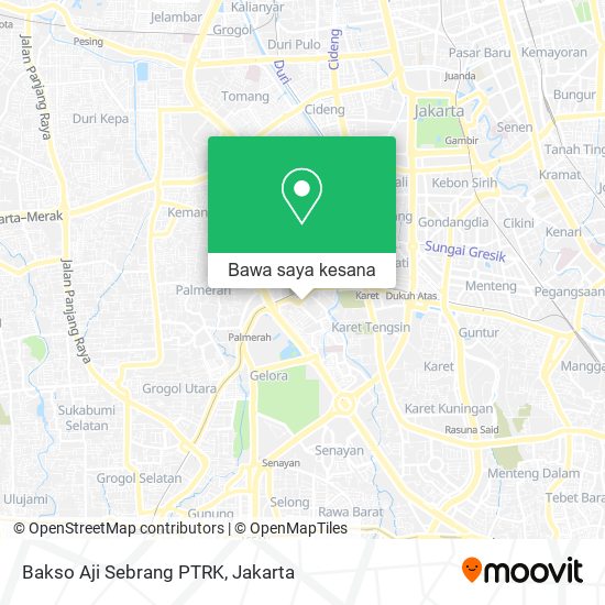 Peta Bakso Aji Sebrang PTRK