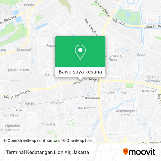 Peta Terminal Kedatangan Lion Air