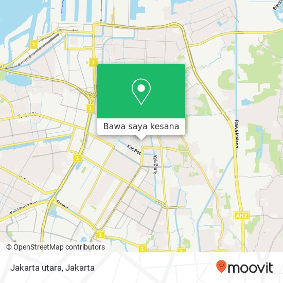 Peta Jakarta utara