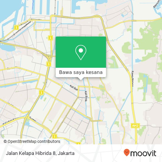 Peta Jalan Kelapa Hibrida 8