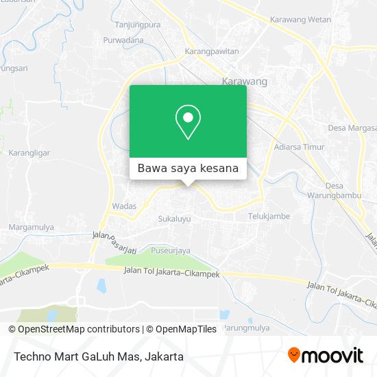 Peta Techno Mart GaLuh Mas