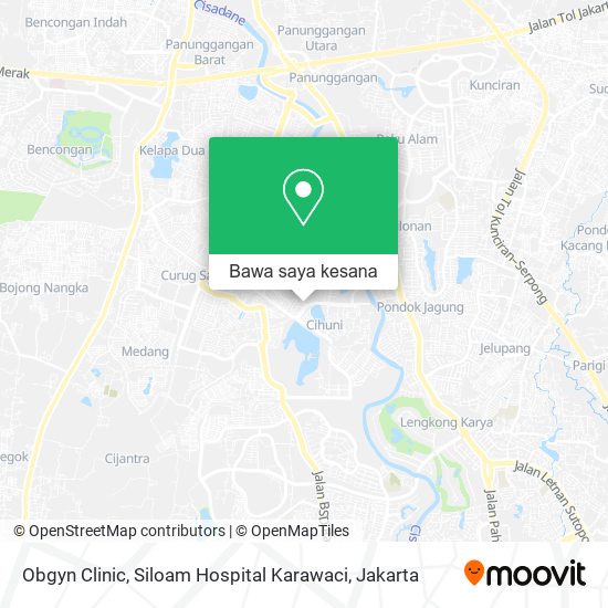 Peta Obgyn Clinic, Siloam Hospital Karawaci