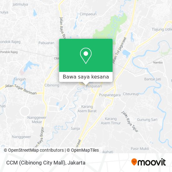 Peta CCM (Cibinong City Mall)