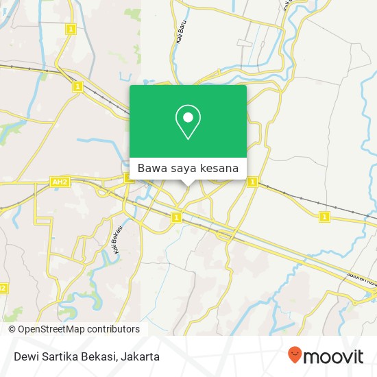 Peta Dewi Sartika Bekasi