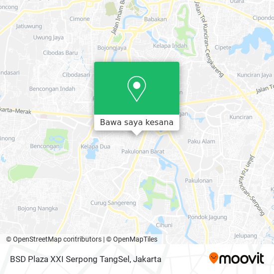 Peta BSD Plaza  XXI Serpong TangSel
