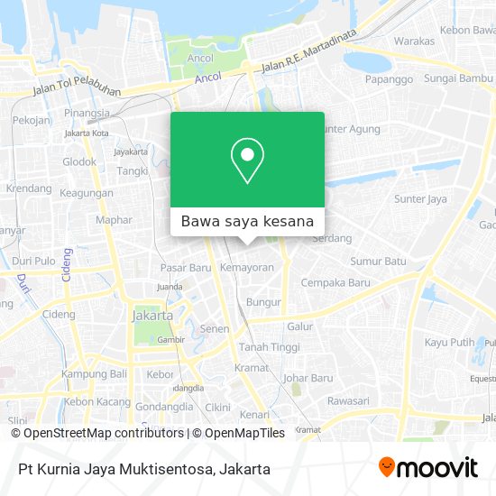 Peta Pt Kurnia Jaya Muktisentosa