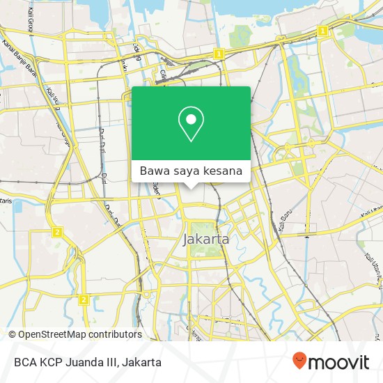 Peta BCA KCP Juanda III