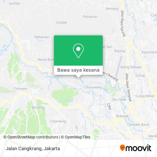 Peta Jalan Cangkrang