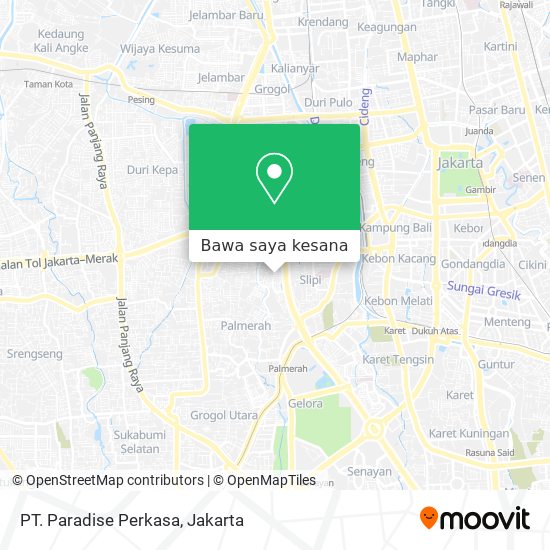 Peta PT. Paradise Perkasa