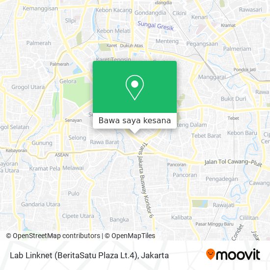 Peta Lab Linknet (BeritaSatu Plaza Lt.4)