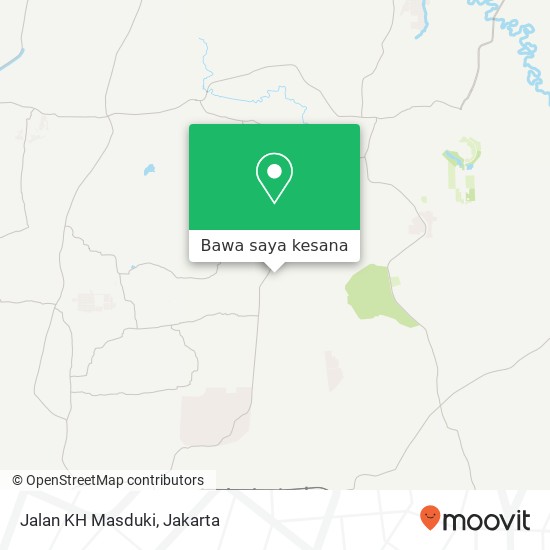 Peta Jalan KH Masduki