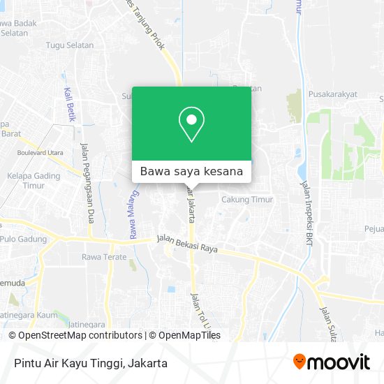 Peta Pintu Air Kayu Tinggi
