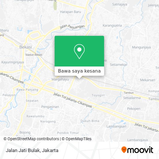 Peta Jalan Jati Bulak