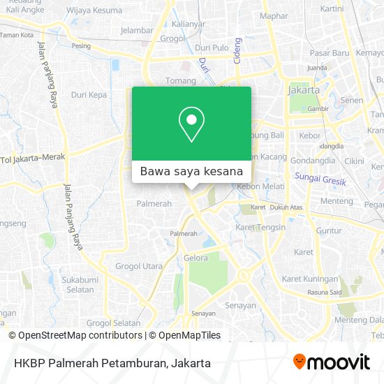 Peta HKBP Palmerah Petamburan