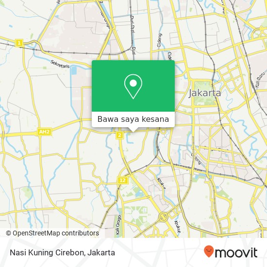 Peta Nasi Kuning Cirebon