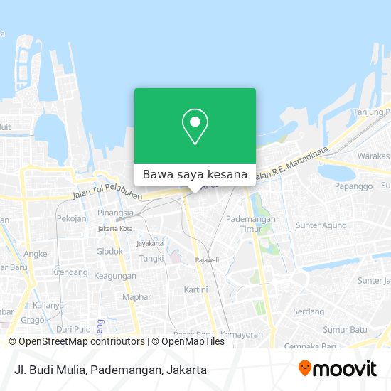 Peta Jl. Budi Mulia, Pademangan
