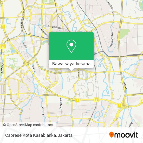 Peta Caprese Kota Kasablanka