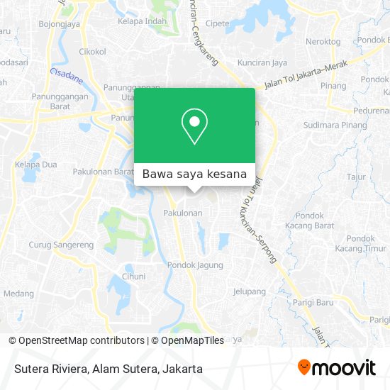 Peta Sutera Riviera, Alam Sutera