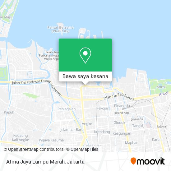 Peta Atma Jaya Lampu Merah