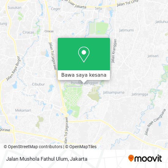 Peta Jalan Mushola Fathul Ulum