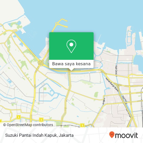 Peta Suzuki Pantai Indah Kapuk