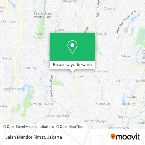 Peta Jalan Mandor Rimat