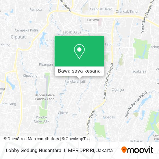 Peta Lobby Gedung Nusantara III MPR DPR RI