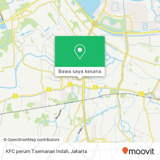 Peta KFC perum T.semanan Indah