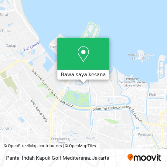 Peta Pantai Indah Kapuk Golf Mediterania