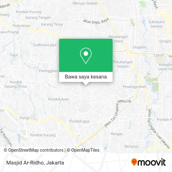 Peta Masjid Ar-Ridho