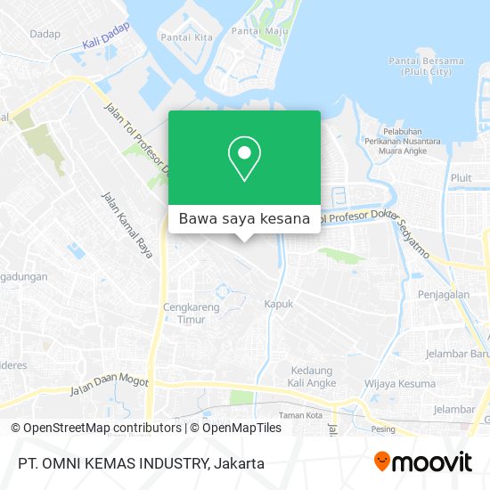 Peta PT. OMNI KEMAS INDUSTRY