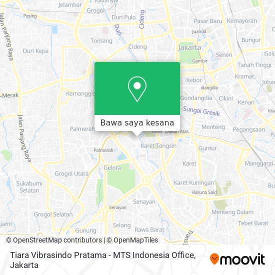 Peta Tiara Vibrasindo Pratama - MTS Indonesia Office