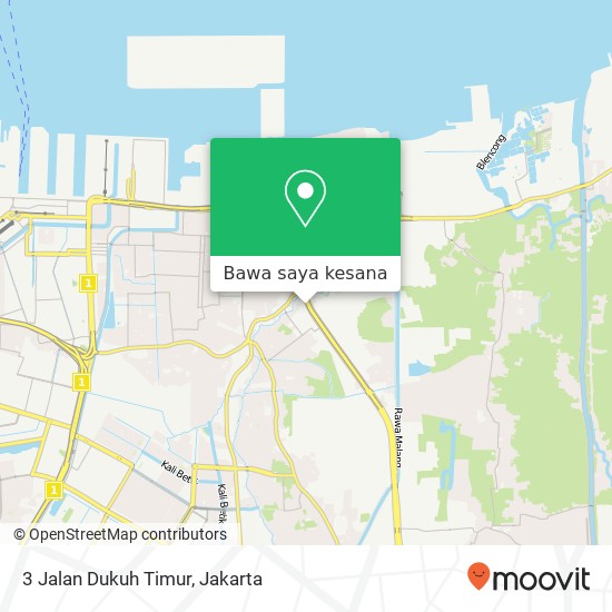 Peta 3 Jalan Dukuh Timur