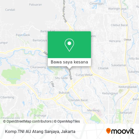 Peta Komp.TNI AU Atang Sanjaya