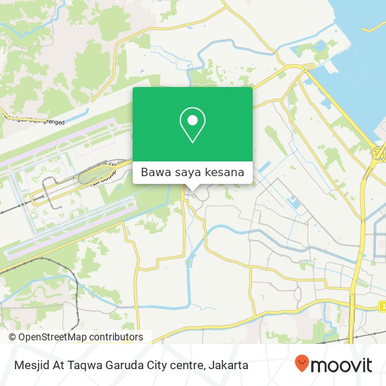 Peta Mesjid At Taqwa Garuda City centre