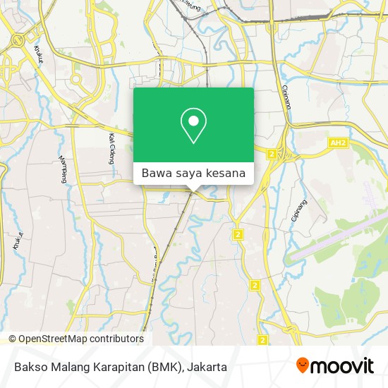 Peta Bakso Malang Karapitan (BMK)