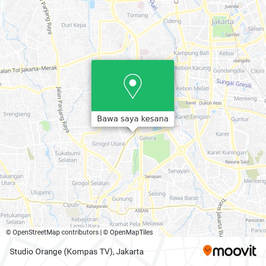 Peta Studio Orange (Kompas TV)