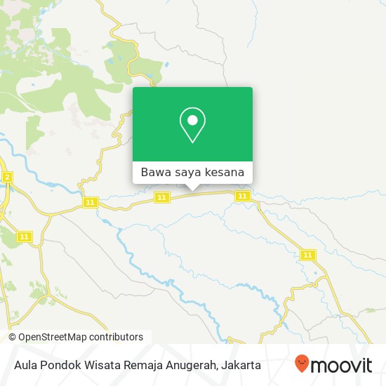 Peta Aula Pondok Wisata Remaja Anugerah