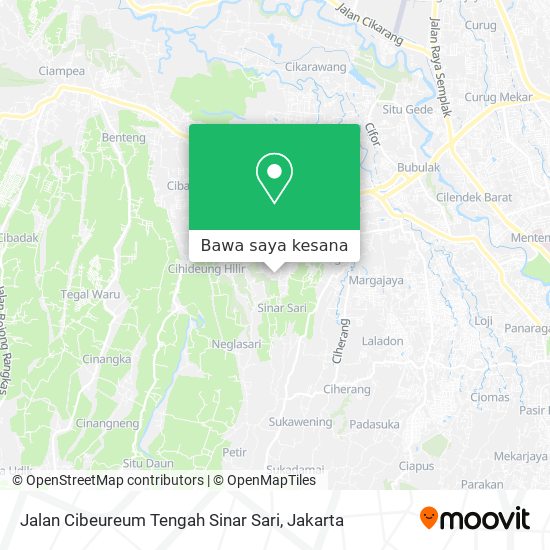 Peta Jalan Cibeureum Tengah Sinar Sari
