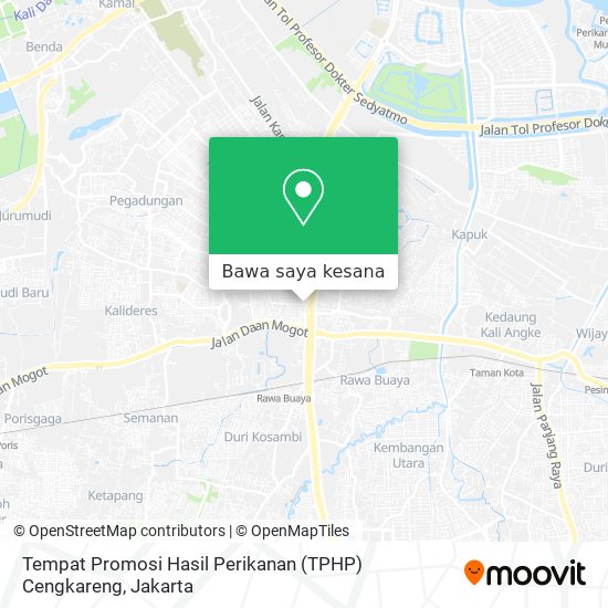 Peta Tempat Promosi Hasil Perikanan (TPHP) Cengkareng