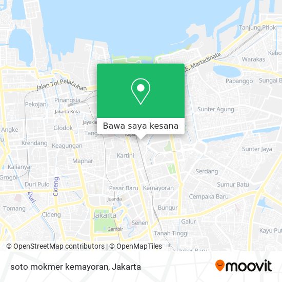 Peta soto mokmer kemayoran