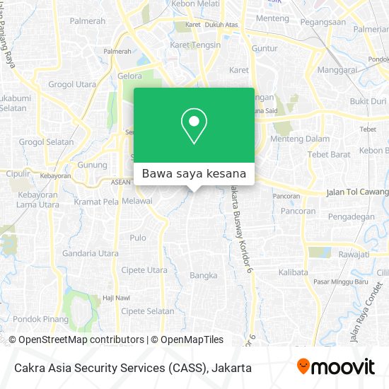 Peta Cakra Asia Security Services (CASS)