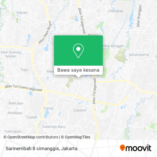 Peta Sarinembah 8 cimanggis