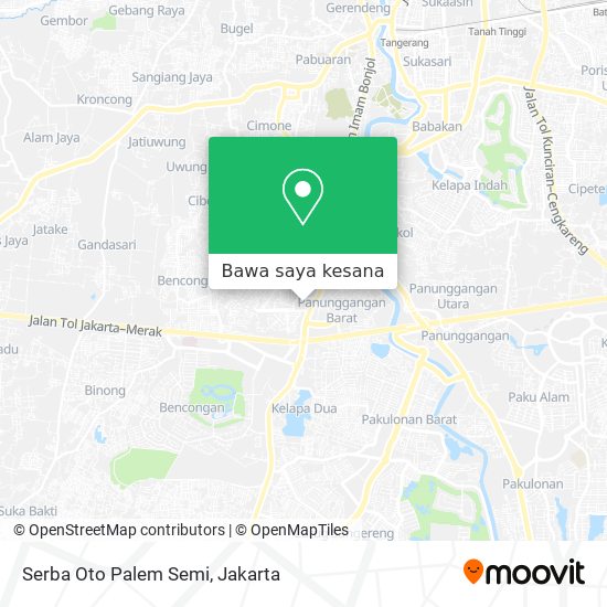 Peta Serba Oto Palem Semi