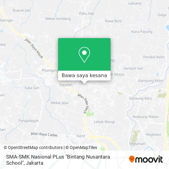 Peta SMA-SMK Nasional PLus "Bintang Nusantara School"