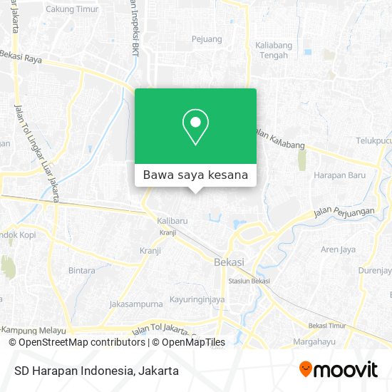 Peta SD Harapan Indonesia