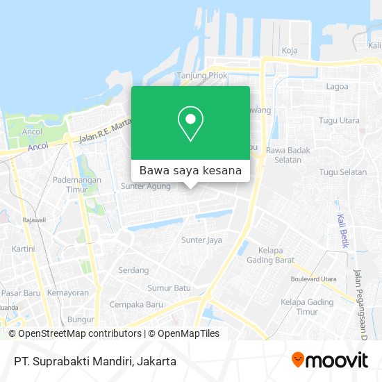 Peta PT. Suprabakti Mandiri