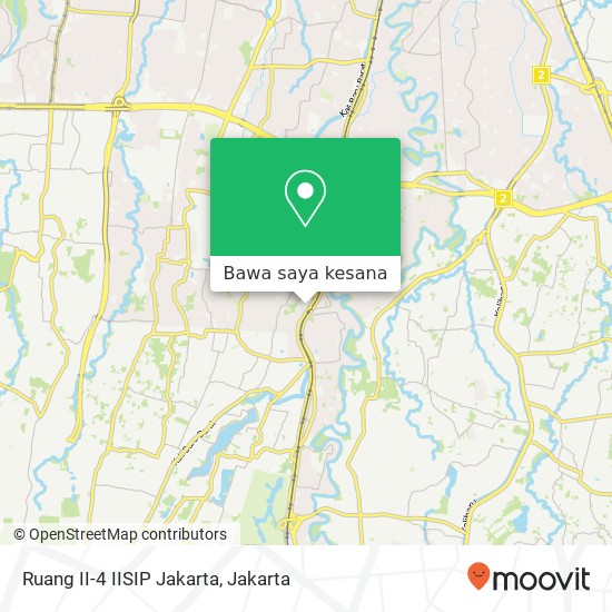 Peta Ruang II-4 IISIP Jakarta