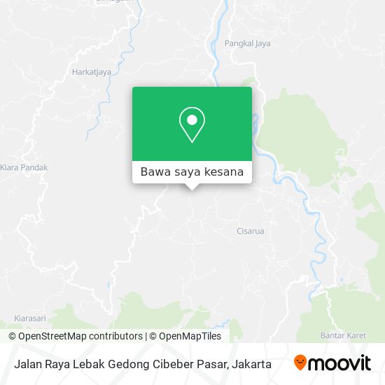 Peta Jalan Raya Lebak Gedong Cibeber Pasar