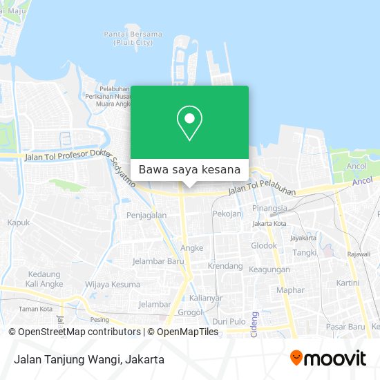 Peta Jalan Tanjung Wangi